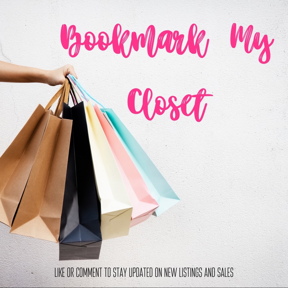 Like to “save/subscribe” to my closet for updates!